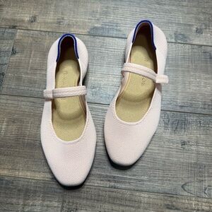 Rothy's Soft Pink Mary Jane Flats Women's Size 5.5 US